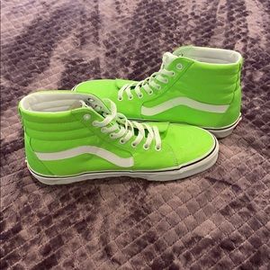 Vans Lime Green high tops